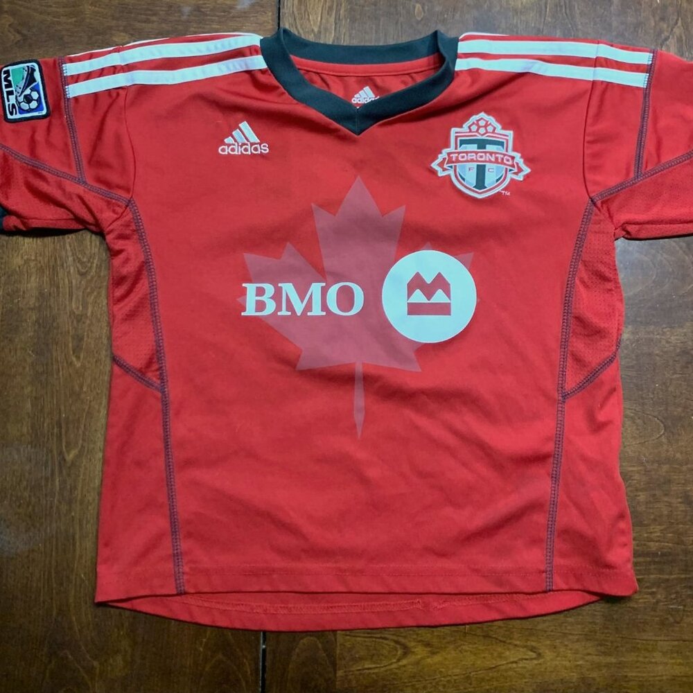 Toronto FC-BMO- Adidas- MLS- childens jersey- Large-6x/7